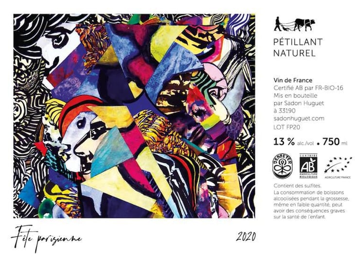 Fête Parisienne Pétillant naturel - Sadon Huguet - benedicte-et-mathieu-huguet 