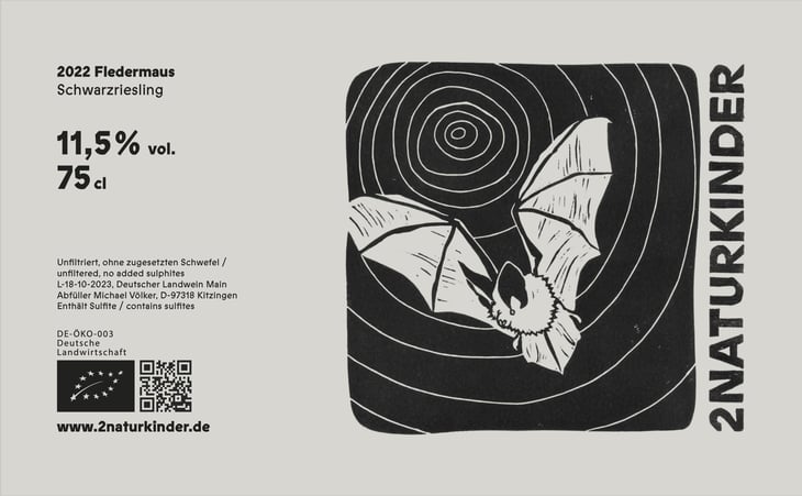 Fledermaus Red (label from 2022) - 2 Naturkinder - melanie-drese-michael-volker 