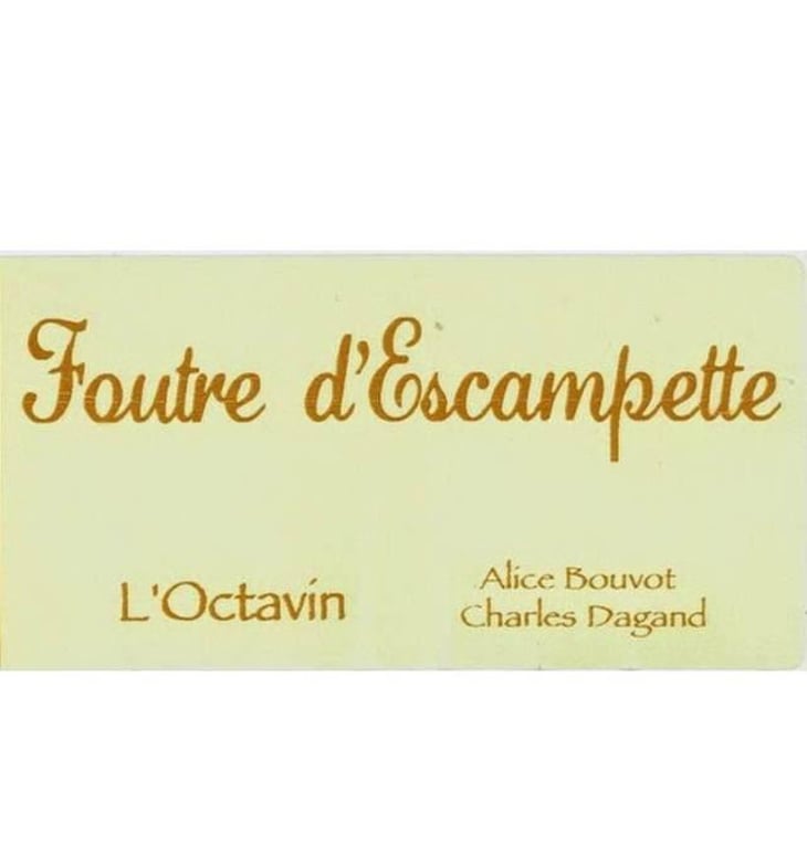Foutre d'Escampette - Domaine de l'Octavin - alice-bouvot 