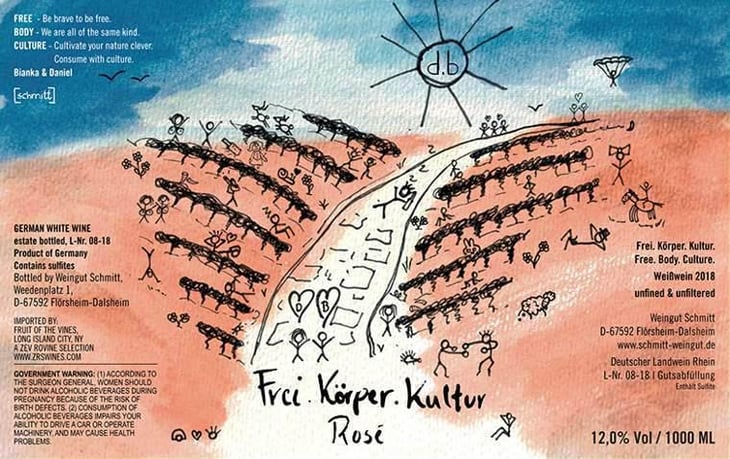 Frei.Körper.Kultur Rosé - Weingut Bianka und Daniel Schmitt - daniel-bianka-schmitt 