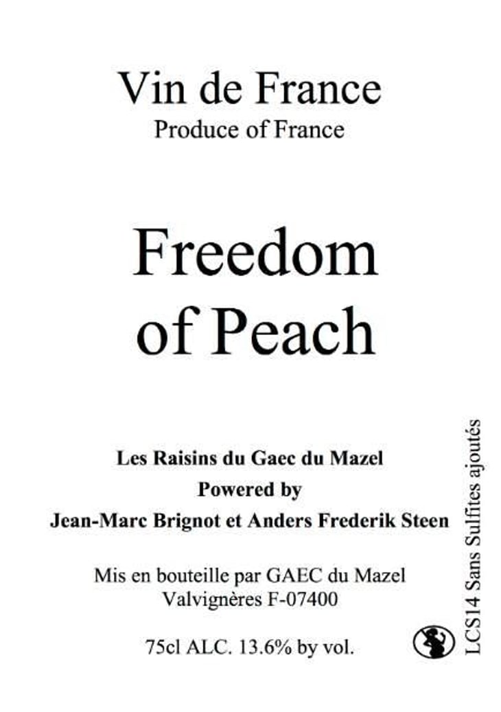 Freedom of Peach (X Jean-Marc Brignot) - Anders Frederik Steen & Anne Bruun Blauert - anders-frederik-steen-anne-bruun-blauert 