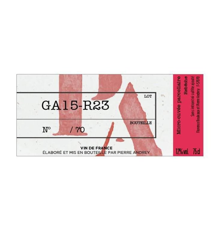 GA15-B23 - Domaine Pierre Andrey - NO VISIT - pierre-andrey-florence-bouleaux-no-visit 