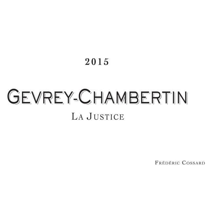 Gevrey-Chambertin "La Justice" - Domaine de Chassorney - frederic-cossard 