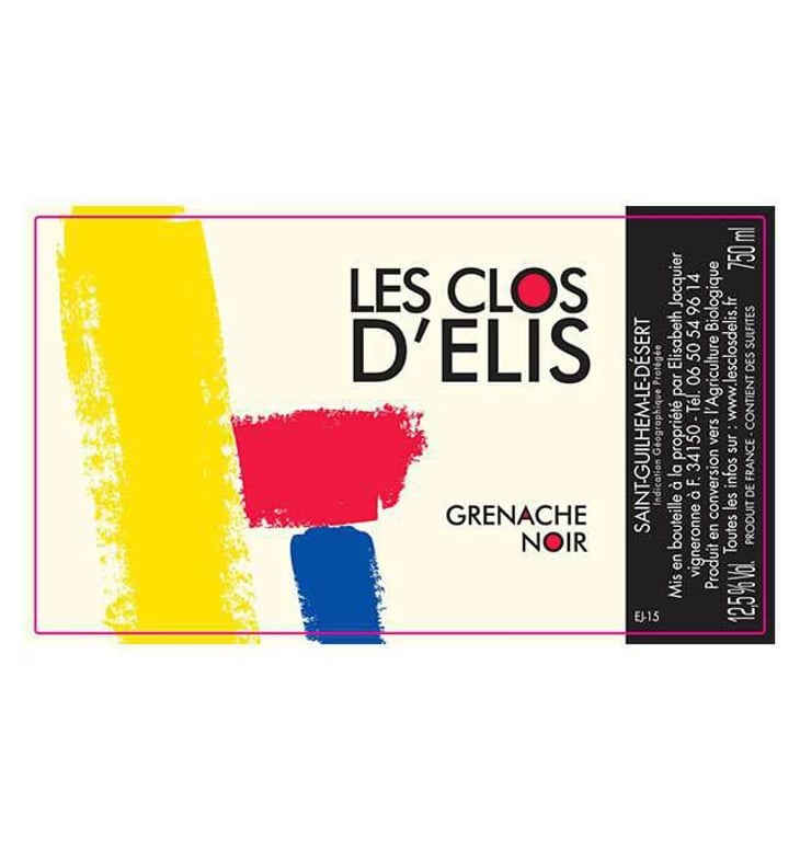 Grenache Noir - Les Clos d'Elis - elisabeth-jacquier 