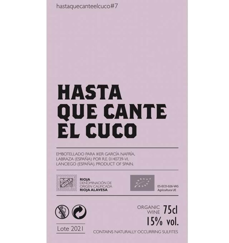 Hasta Que Cante El Cuco - Viñedos Hontza - alice-bridoux-et-iker-garcia 
