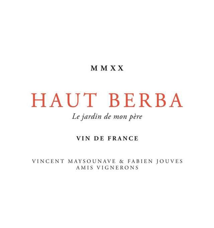 Haut-Berba - "Le Jardin de mon Père" (X Vincent Maysounaye) - Mas del Périé - fabien-jouves 