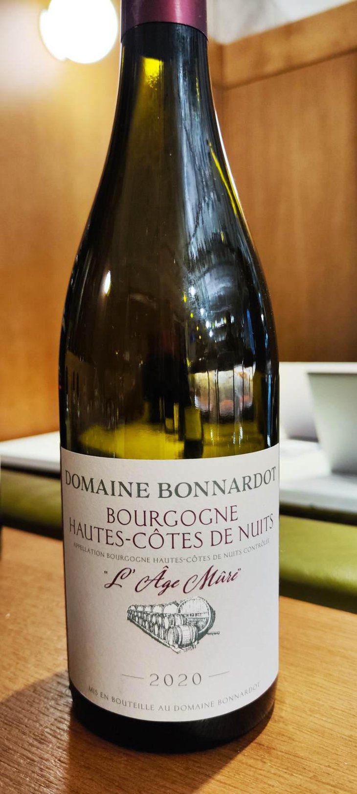 Hautes-Côtes-de-Nuit "L'âge Mûre" - Domaine Bonnardot - antoine-ludovic-emilien-bonnardot -2020