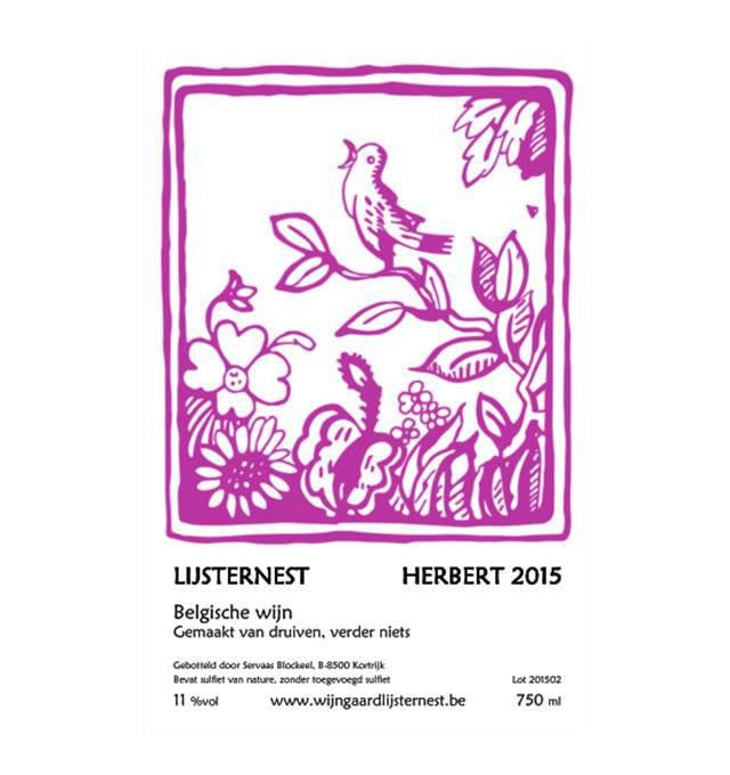 Hebert - Wijngaard Lijsternest - servaas-blockeel 