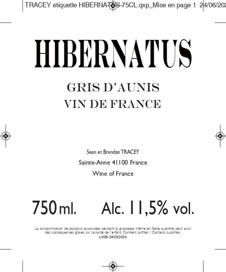 Hibernatus - Domaine Le Clocher - Les Vins de Sainte Anne - brendan-sean-tracey 