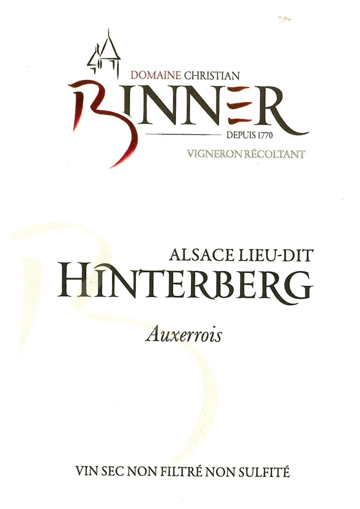 Hinterberg Auxerrois - Domaine Christian Binner - christian-binner-et-son-equipe -2018