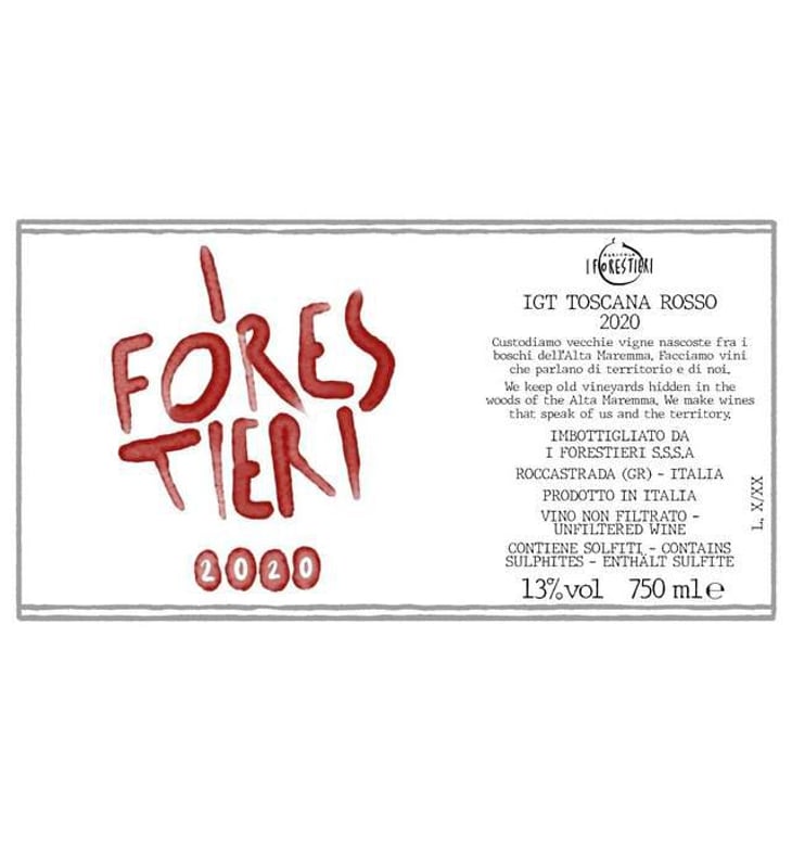 I Forestieri Rosso - Agricola I Forestieri - dario-marinari-ezekiel-allassia 