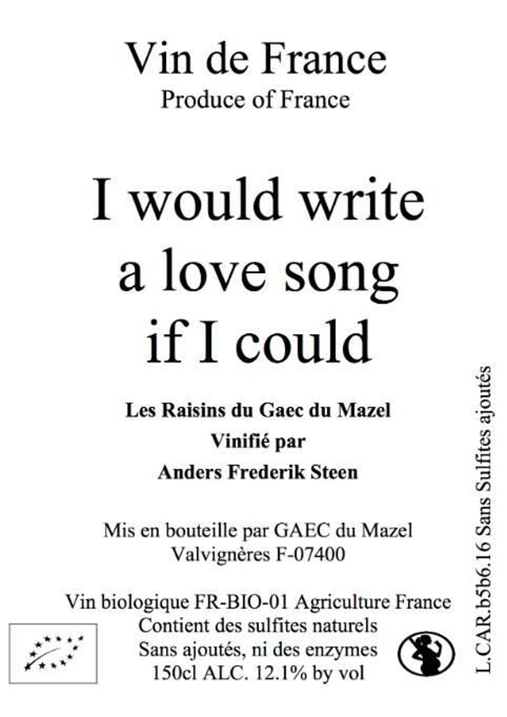 I would write a love song if I could - Anders Frederik Steen & Anne Bruun Blauert - anders-frederik-steen-anne-bruun-blauert 