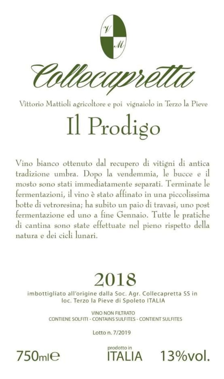 Il Prodigo - Collecapretta - anna-vittorio-mattioli -2018