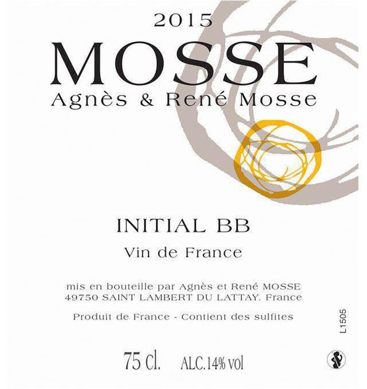 Initial BB - Domaine Mosse - sylvestre-joseph-mosse 