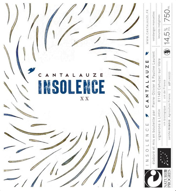 Insolence - Domaine de Cantalauze - pierre-olivier-pauline-laurent -2020