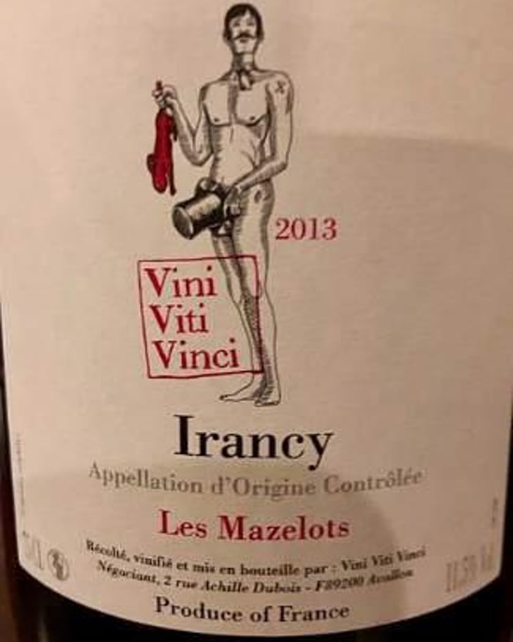 Irancy "Les Mazelots" - Vini Viti Vinci - nicolas-vauthier-kikro 
