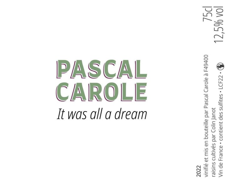 It was all a dream - Pascal Carole - pascal-carole-hf -2022