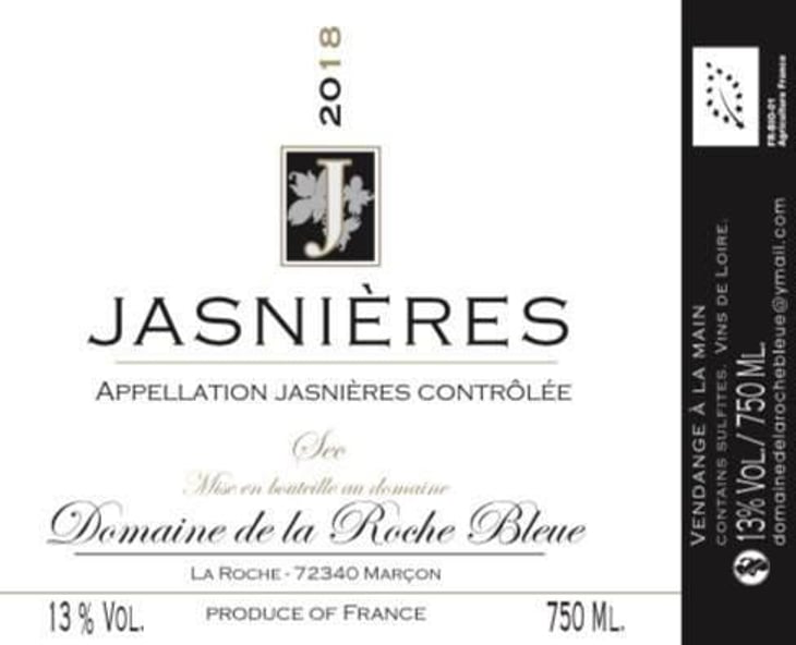 Jasnières Sec - Domaine de la Roche Bleue - sebastien-cornille 