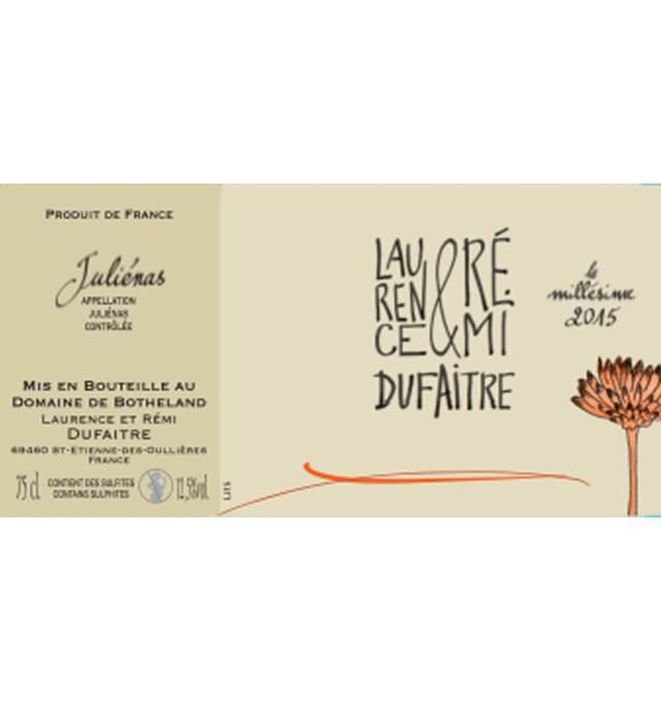 Julienas - Domaine de Botheland - remi-dufaitre-laurence-liatard 