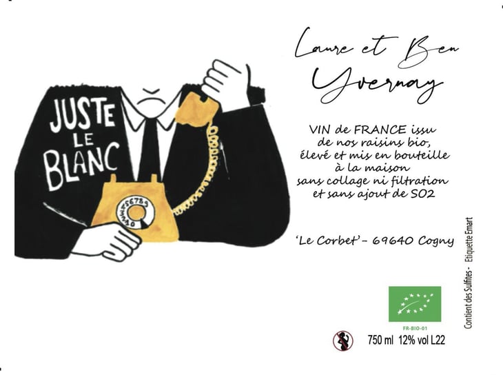 Juste le Blanc (new label) - L&B Yvernay - laure-benjamin-yvernay 