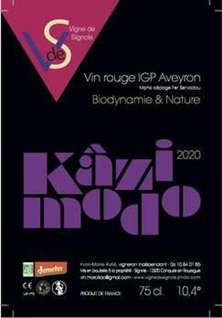 Kâzimodo - Vigne De Signols - yvan-marie-ruffie 