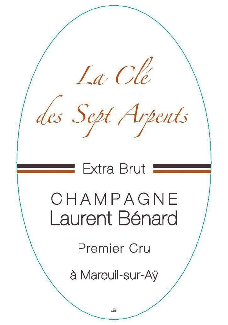 La Clé des Sept Arpents Extra Brut - Champagne Laurent Bénard - michelle-laurent-charles-benard 