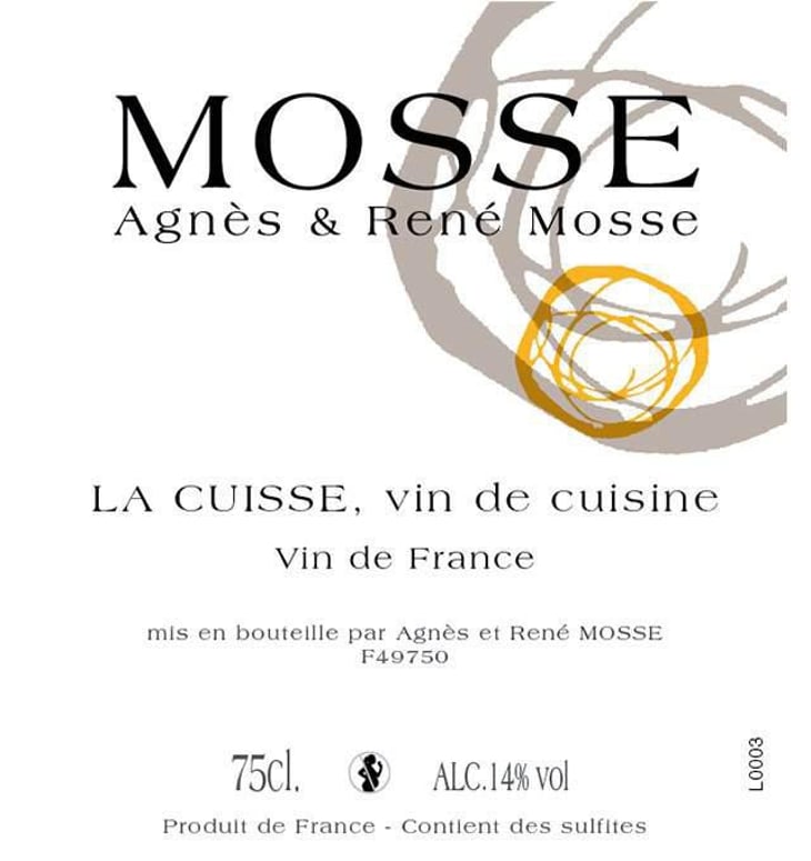 La CUISSE, vin de cuisine - Domaine Mosse - sylvestre-joseph-mosse 
