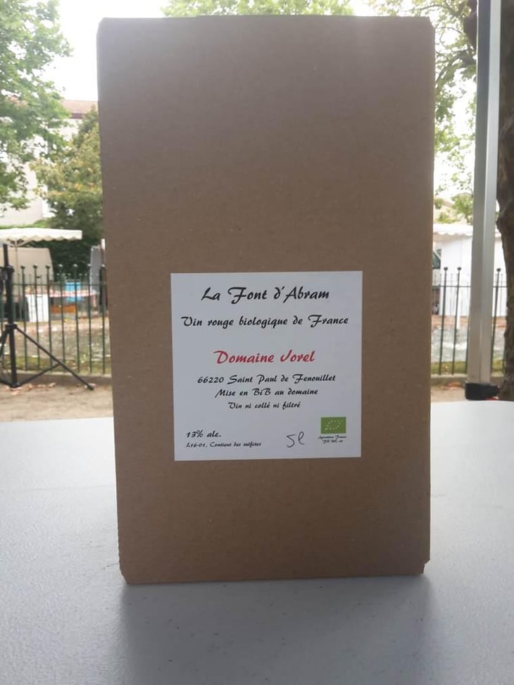 La Font d'Abram (Bib 5 litres) - Domaine Jorel - manuel-jorel -2020