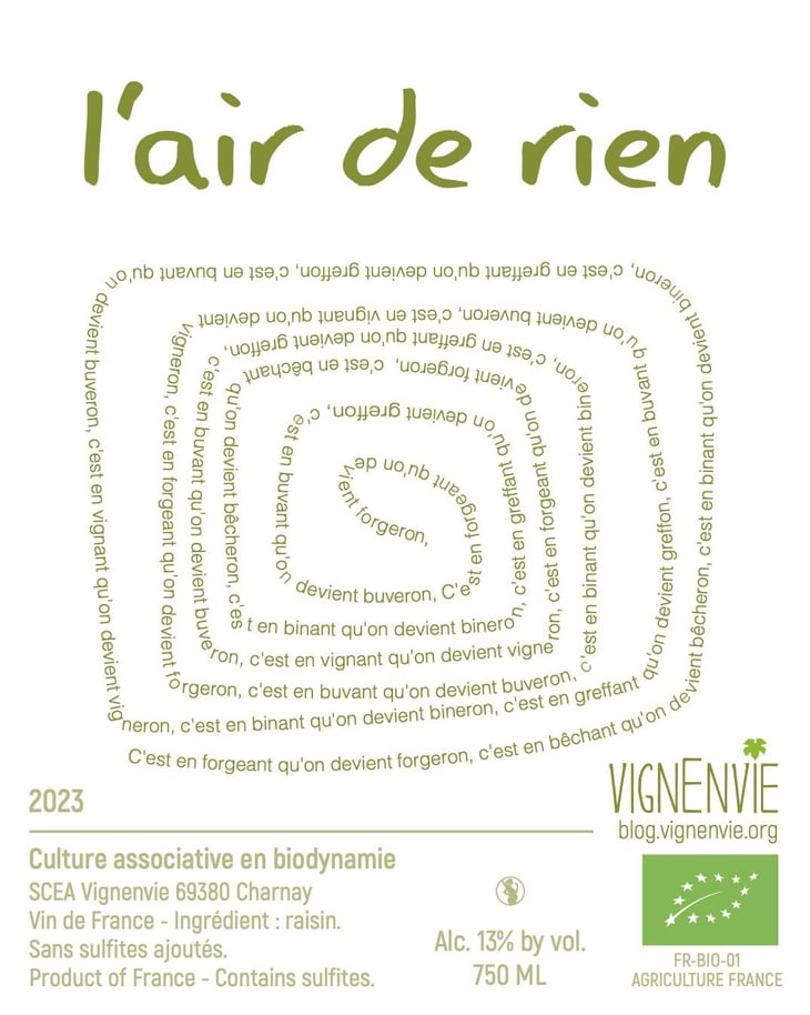 L'air de Rien - Vignenvie - association-vignenvie 