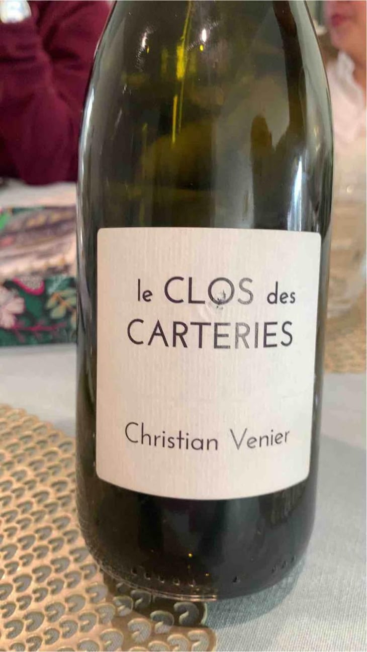 Le Clos des Carteries (Blanc) - Christian Venier - christian-venier 