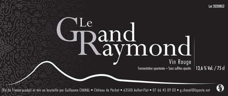Le Grand Raymond Rouge 2020 - Le Grand Raymond - guillaume-chanal 