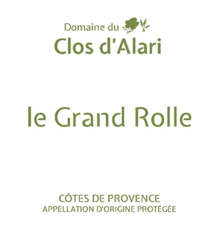 Le Grand Rolle 2020 - Domaine du Clos D’Alari - nathalie-vancoillie-vautrin -2020