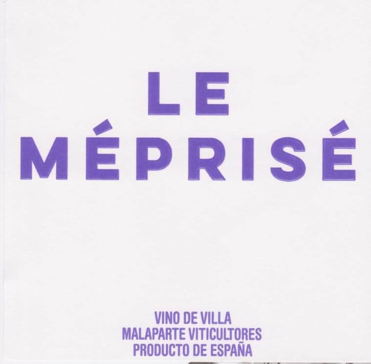 Le Méprisé (Blanco) - Vinos Malaparte - elisa-de-frutos-ruben-salamanca 
