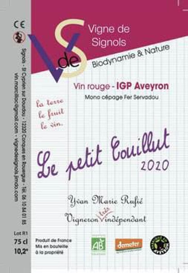Le Petit Couillut - Vigne De Signols - yvan-marie-ruffie 