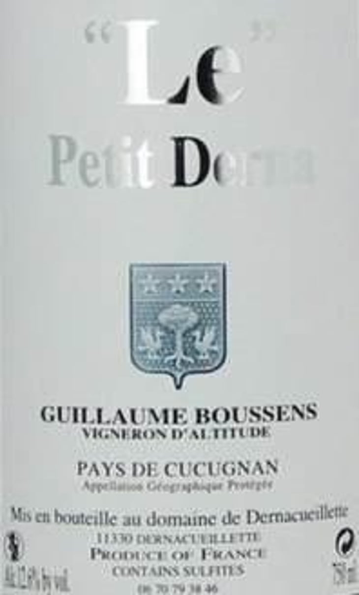 Le Petit Derna - Domaine Dernacueillette - guillaume-boussens 