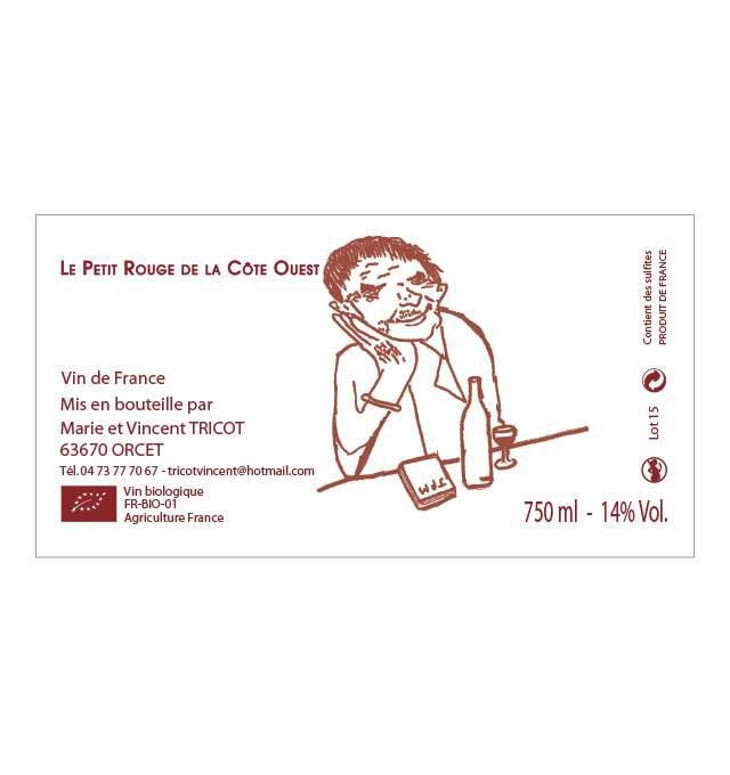 Le Petit Rouge de la Cote Ouest - Marie et Vincent Tricot - vincent-et-marie-tricot 