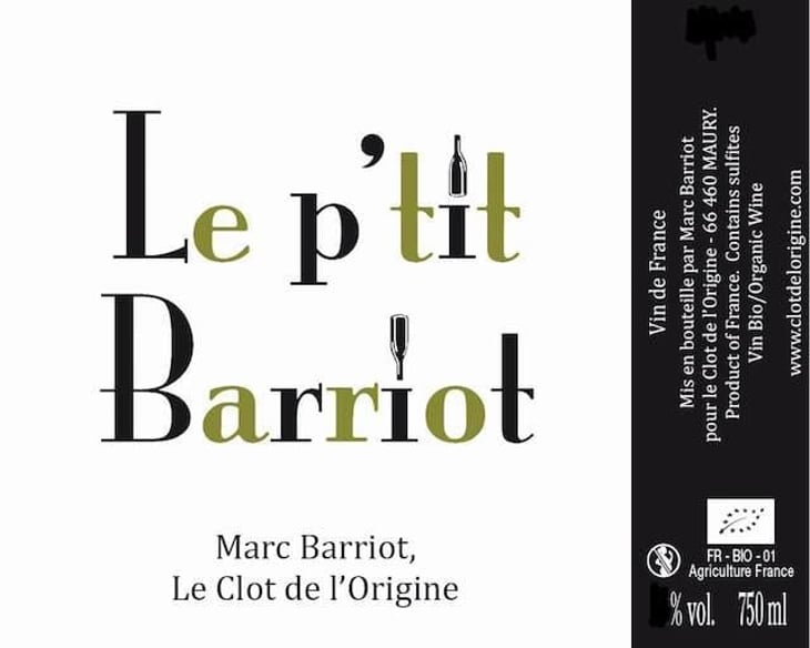 Le P'tit Barriot Rouge - Clot de l'Origine - marc-caroline-barriot 