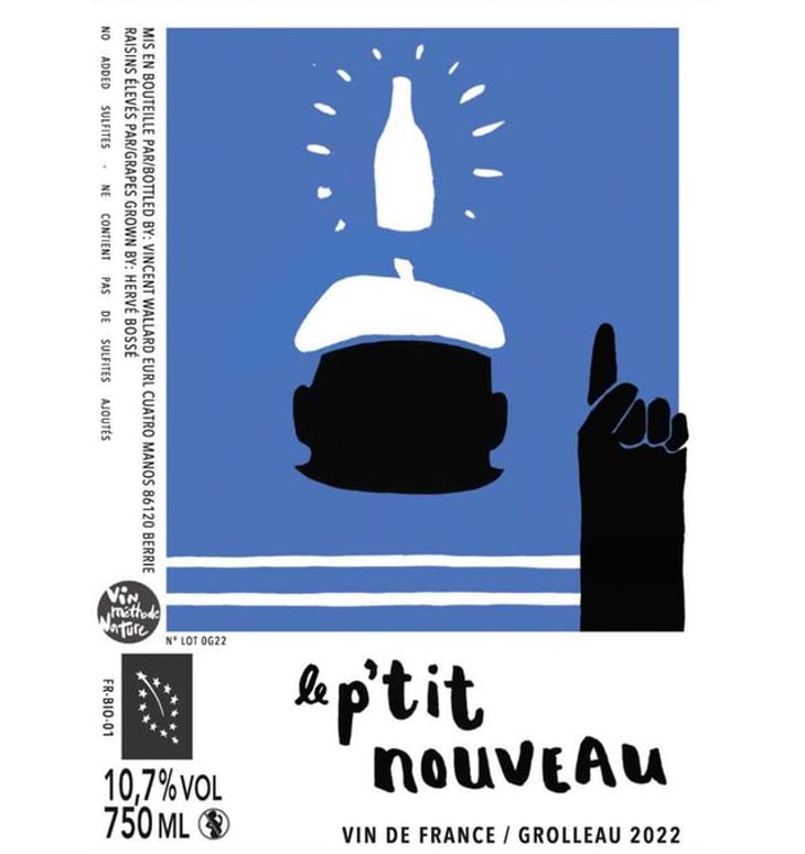 Le P'tit Nouveau - Cuatro Manos - Les Vins Tonton - vincent-wallard 