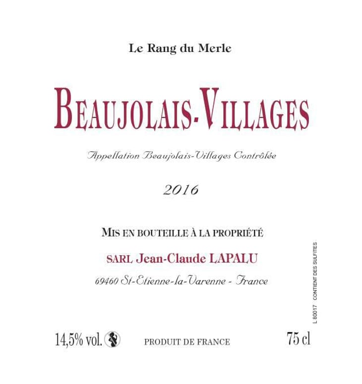 Le Rang du Merle - Jean-Claude Lapalu - jean-claude-lapalu 