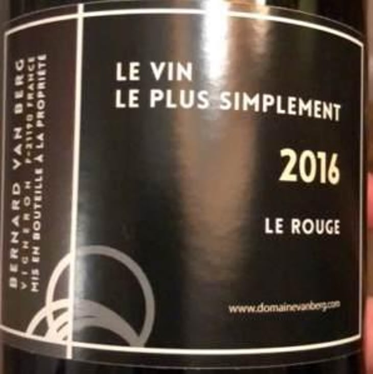 Le Rouge - Domaine Van Berg (RETIRED) - bernard-judith-van-berg-retired 