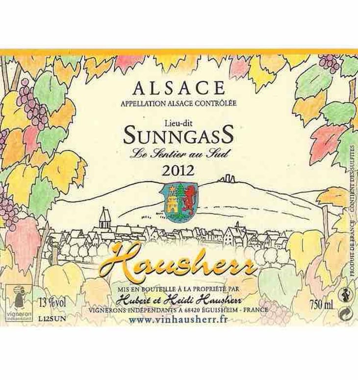 Lieu-dit Sunngass Le Sentier Au Sud - Vin Hausherr - hubert-heidi-hausherr 