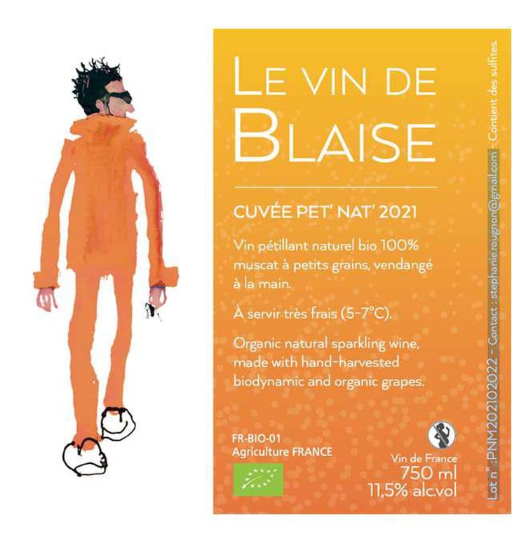 Le vin de Blaise - Cuvée Pét'Nat - Le Vin de Blaise - stephanie-rougnon -2021
