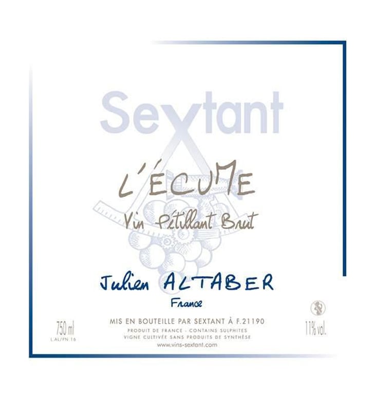L'Écume Vin Pétillant Brut - Sextant - julien-altaber-carole-schwab 