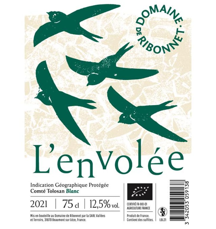 L'envolée Blanc - Domaine De Ribonnet - simon-gerber 