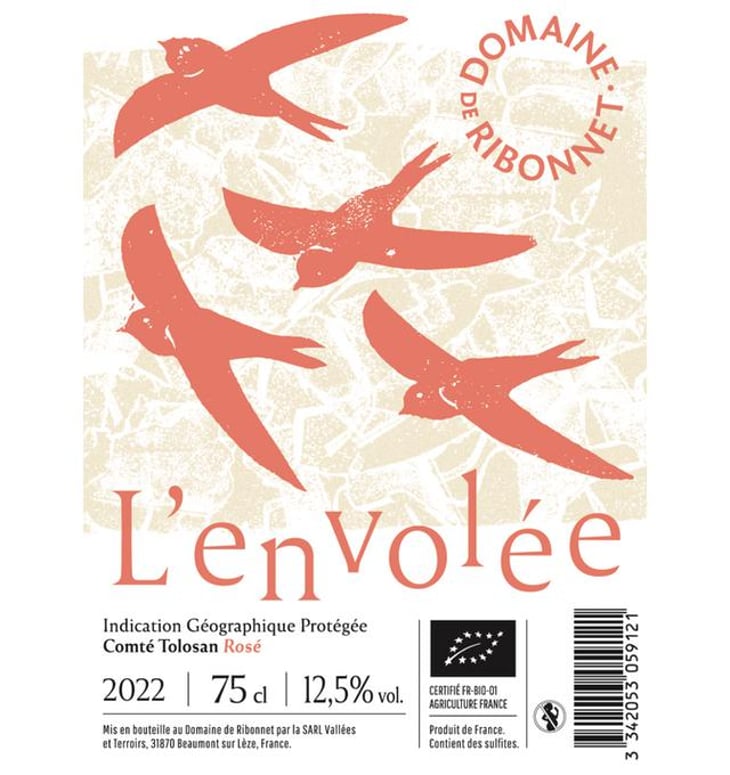 L'envolée Rosé - Domaine De Ribonnet - simon-gerber 