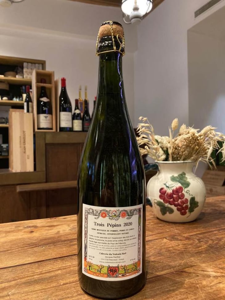 Les 3 pépins (Cuvée suisse) - Cidrerie du Vulcain - Ferme La Prémoudière - jacques-perritaz-t3 
