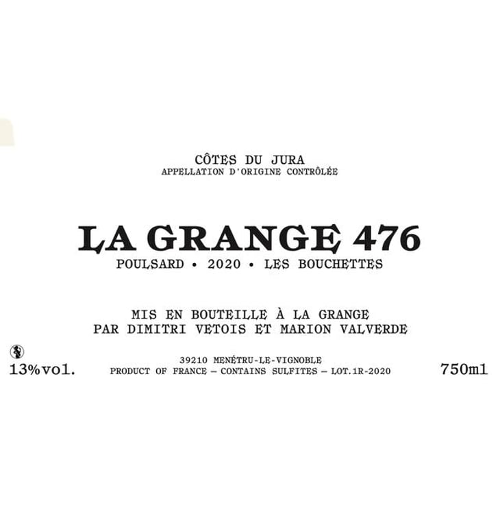 Les Bouchettes Poulsard - La Grange 476 - dimitri-vetois-et-marion-valverde 