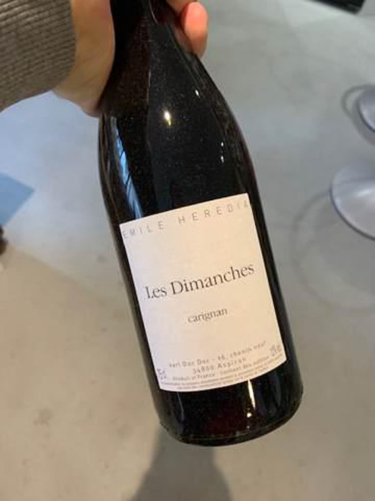 Les Dimanches Carignan - Domaine des Dimanches - emile-heredia -2018