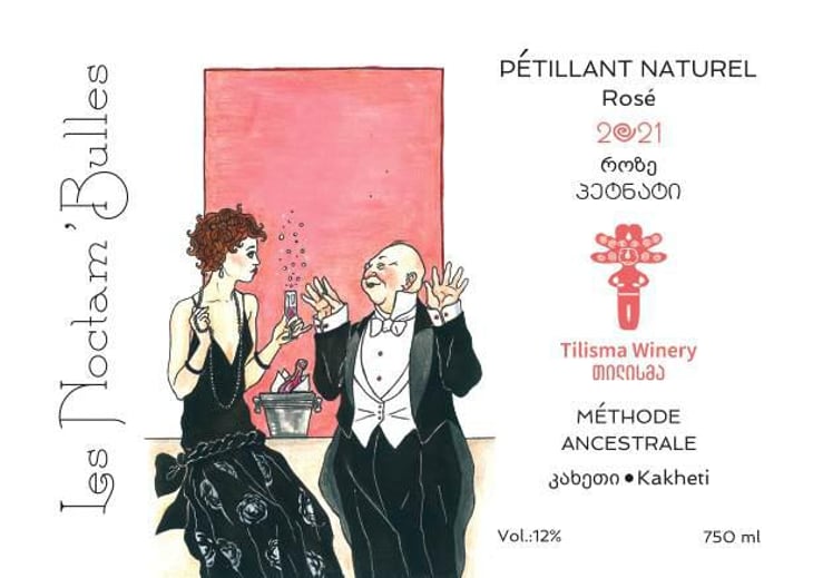 Les Noctam' Bulles Rosé - Tilisma Winery - ketevan-akolashvili-christian-hubert 
