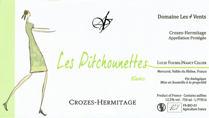 Les Pitchounettes Blanc - Domaine Les 4 Vents - lucie-et-nancy-fourel 